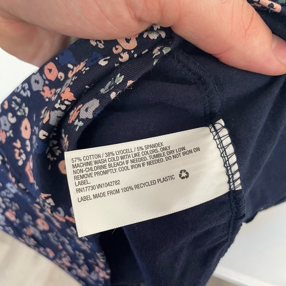 Isabel Maternity by Ingrid & Isabel Blue Floral Midi Dress - Picture 9 of 9